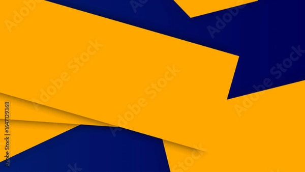 Obraz Minimal abstract yellow and blue background