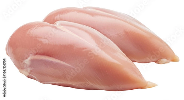 Obraz Isolated raw chicken breasts