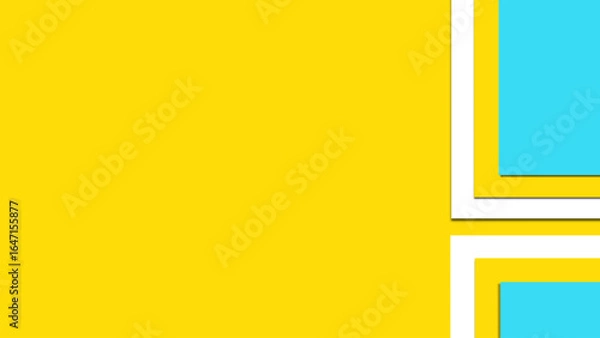 Obraz Yellow blue white abstract background