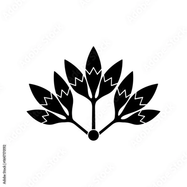 Obraz 片喰紋・枝実片喰（えだみかたばみ）/ 枝片喰の実（えだかたばみのみ）