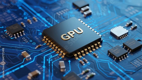 Fototapeta electronic circuit board