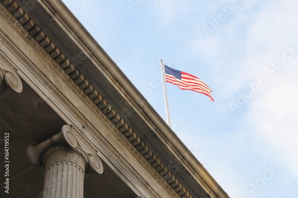 Obraz Drapeau américain - Washington