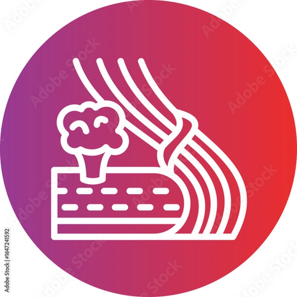 Obraz Fiber Vector Style Icon