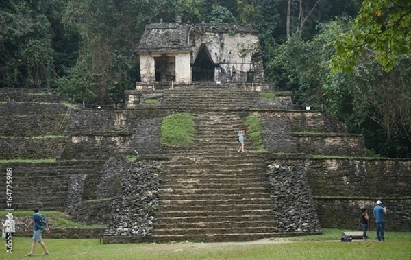 Obraz Méxique pyramides aztèques 