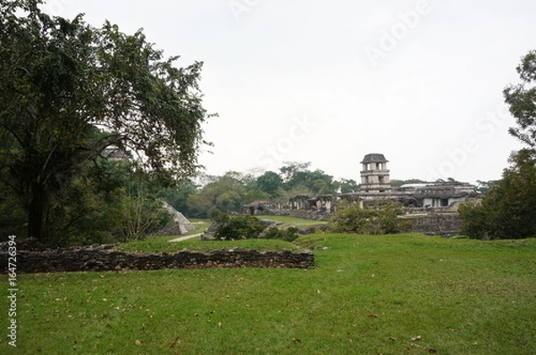 Obraz Méxique pyramides aztèques 