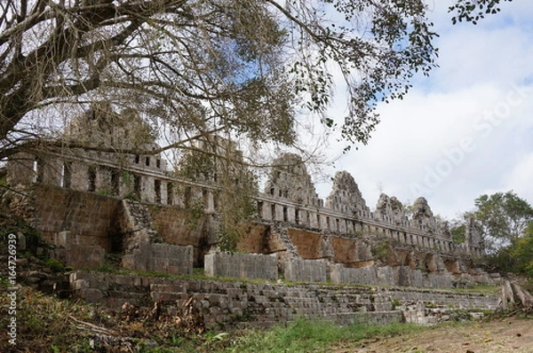 Obraz Méxique pyramides aztèques 