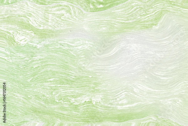 Fototapeta 白と黄緑の流れるようなグランジテクスチャ背景 