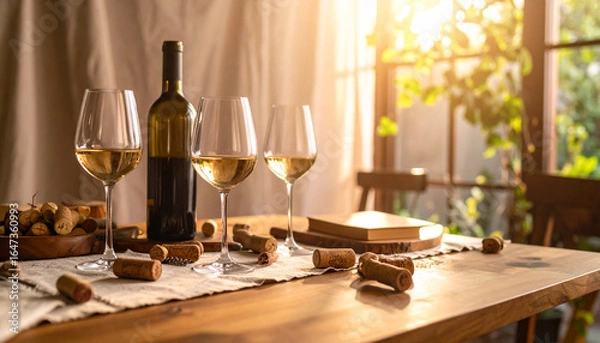 Obraz Weinprobe Zuhause