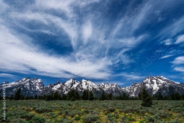 Obraz Mountain Peaks in Summer