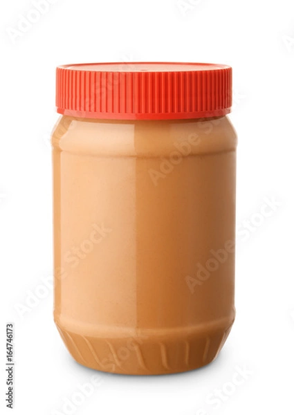 Obraz Słoik masła orzechowego