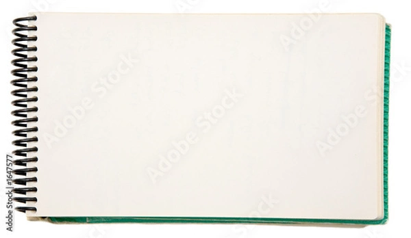 Fototapeta blank notebook
