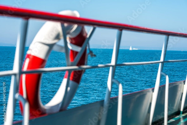 Fototapeta Ausflugsschiff am Bodensee