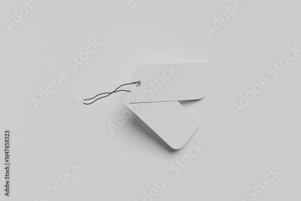 Fototapeta Label Tag mockup