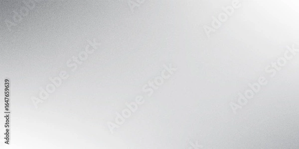 Fototapeta Grey gradient grain texture background gray black white monochrome smooth grainy backdrop design copy space