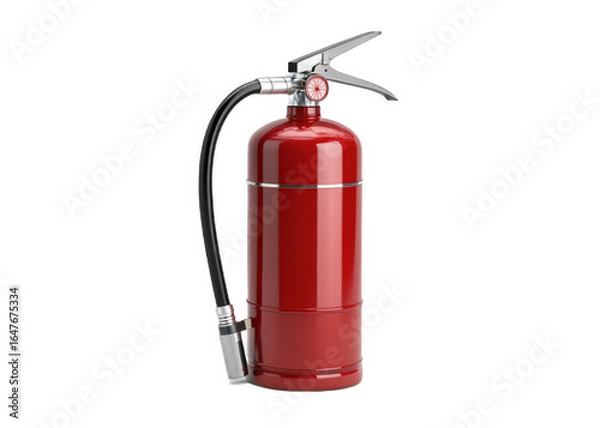 Fototapeta fire-extinguisher on a isolated transparent background	