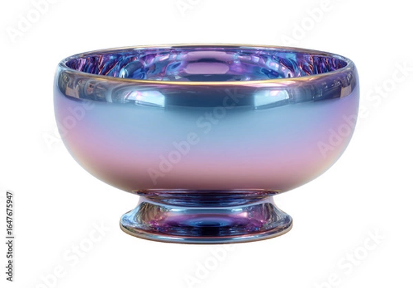 Obraz Pearlescent Chalice Isolated on Transparent Background for Ritual Use