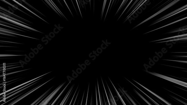 Obraz 集中線のエフェクト動画