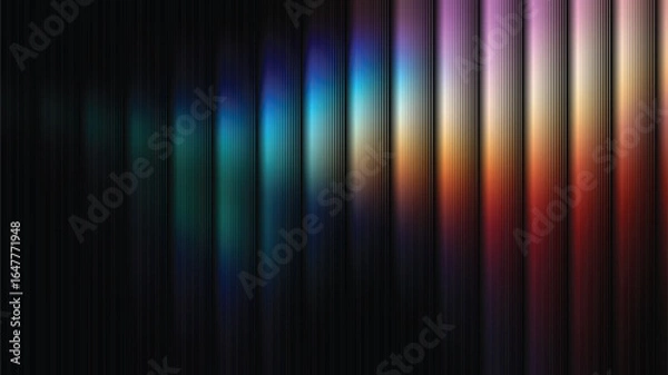 Fototapeta A dark, moody, abstract texture with subtle light reflections, creating a mysterious atmosphere.