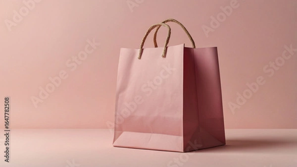 Obraz Pink Shopping Bag