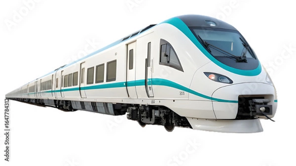 Obraz train isolated on without background
