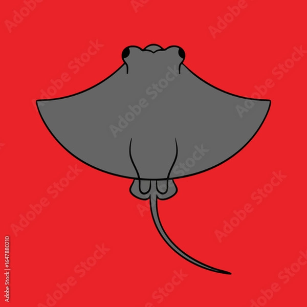 Obraz Stingray Vector Illustration