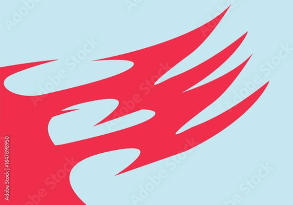Fototapeta Minimalist Fiery Texture A Simple Yet Striking Flame Patterned Background Design