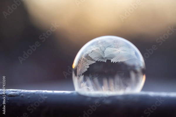 Obraz Seifenblase, gefroren 