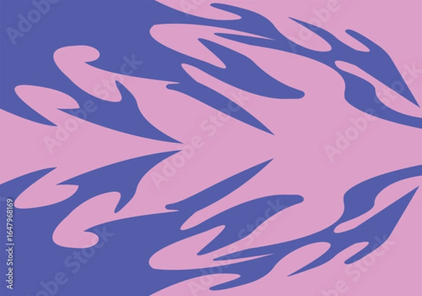 Fototapeta Fiery Ember Backdrop with double blue pattern