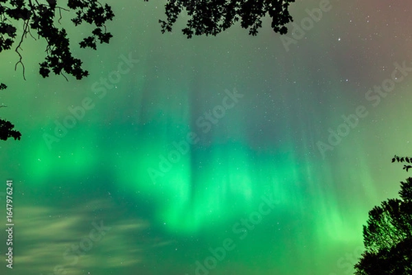 Obraz Polarlichter über Hamburg 2024