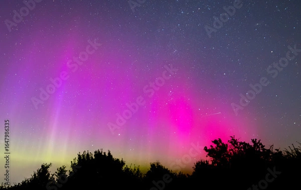Obraz Polarlichter über Hamburg 2024