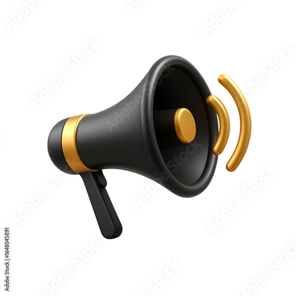 Obraz megaphone isolated on white