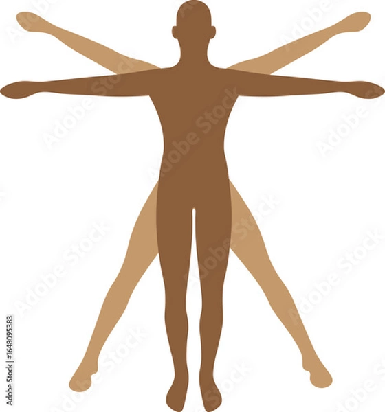 Obraz Human being life circle in Illustration