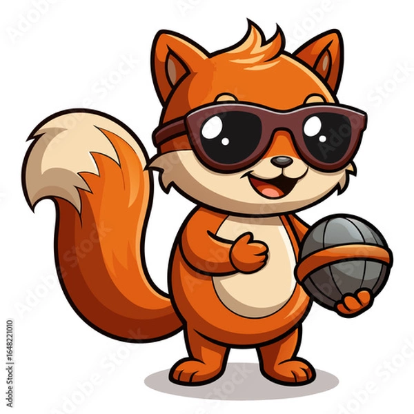 Fototapeta squirell mascot