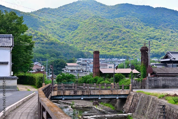 Obraz 備前焼の里　伊部の町並