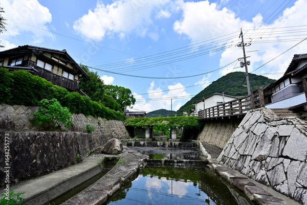 Obraz 備前焼の里　伊部の町並