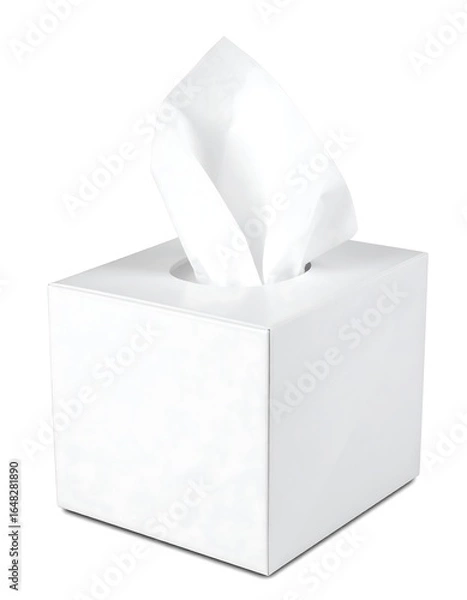 Obraz White tissue box