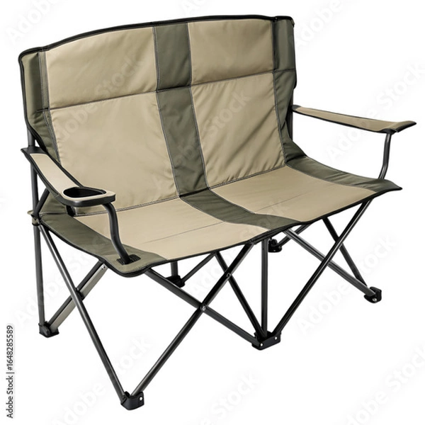 Obraz folding chair isolated on white