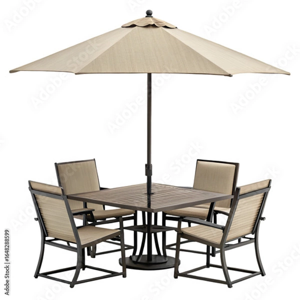 Obraz beach chair and umbrella