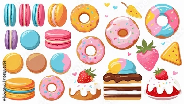 Obraz set of easter eggs