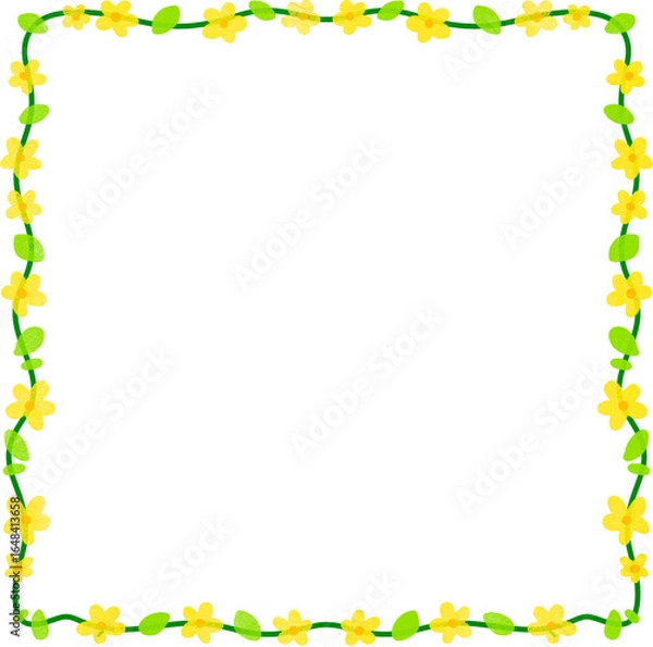 Fototapeta Flower frame illust