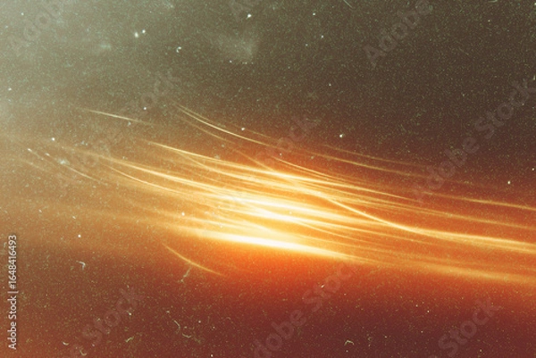 Obraz light leak overlay effect with scratch dust and blur defocused light leaks,retro grain noisy film distressed texture light leak flare on black background,abstract background with bokeh,old film strip