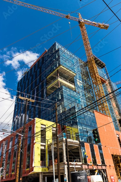 Obraz Construction City Wires