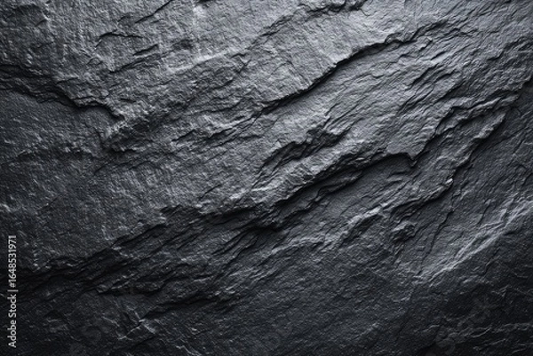 Obraz Close-up dark grey stone texture