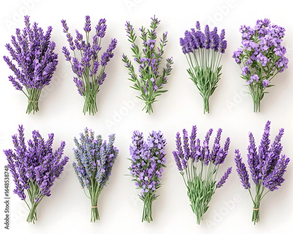 Obraz lavender isolated on white background