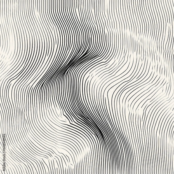 Obraz minimalist line art abstract pattern