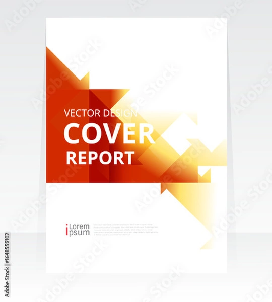 Fototapeta Cover Report Brochure Flyer Banner Pattern background.