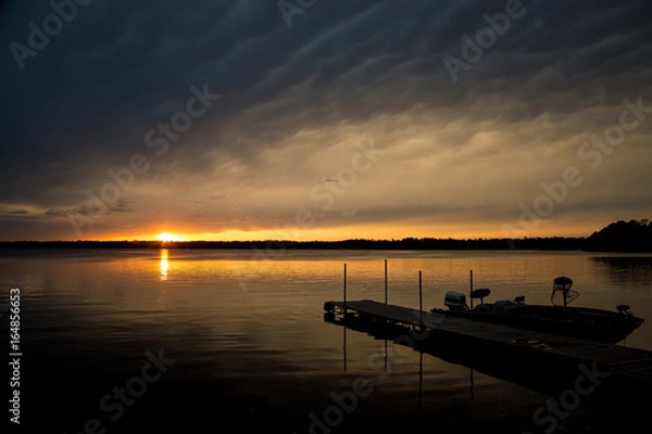 Obraz Silhouette Dock
