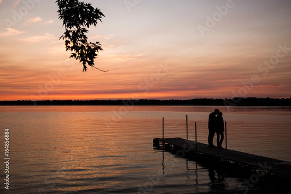 Obraz Couple at Sunset