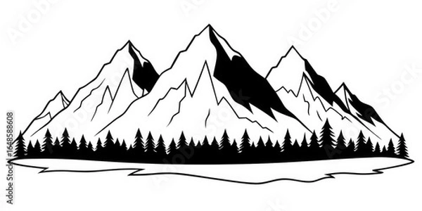 Obraz Mountain Vector