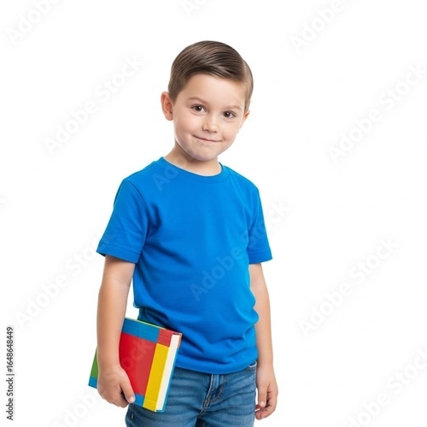 Fototapeta boy with a book 